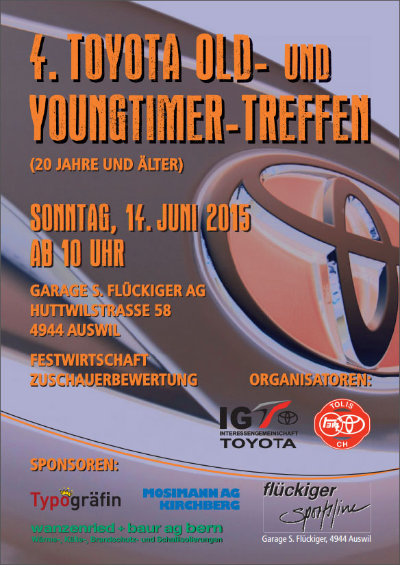 flückiger Autohaus - 4. Toyota Old- und Youngtimer-Treffen