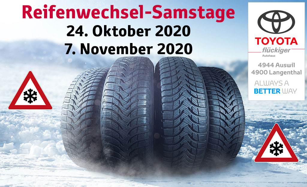 flückiger Autohaus - Reifenwechsel-Samstage 2020