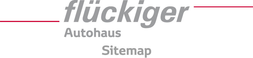 flückiger Autohaus - Sitemap