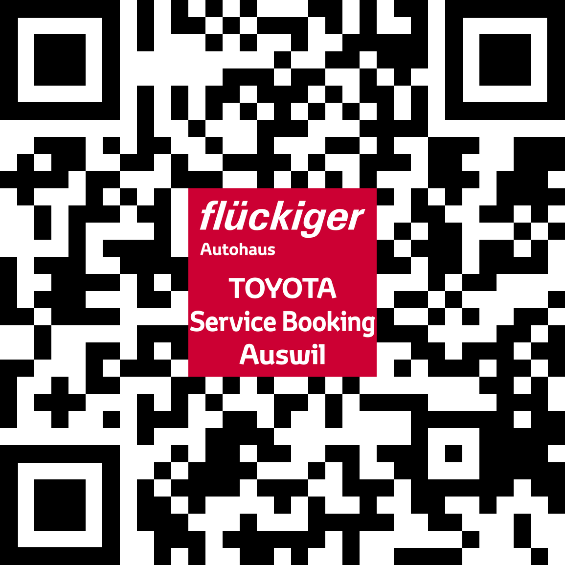 flückiger Autohaus - Toyota Online Service Booking Auswil